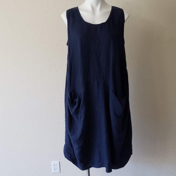 luna luz linen dress